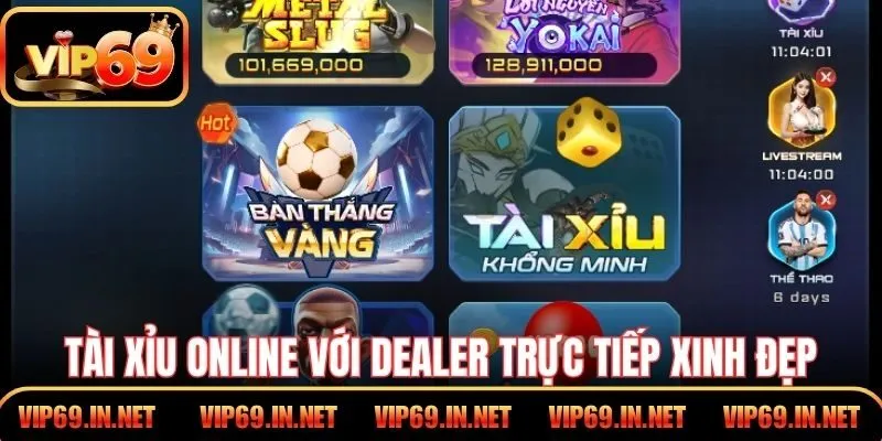 Tài Xỉu Online VIP69 – Cơ Hội Trải Nghiệm Game Đỉnh Cao Tài xỉu online với dealer trực tiếp, dễ chơi và dễ thắng
